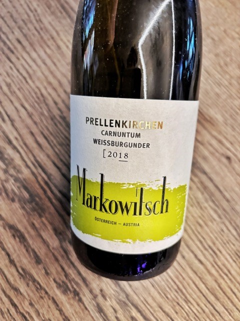 MARKOWITSCH PRELLENKIRCHEN WEISSBURGUNDER CARNUNTUM 2018
