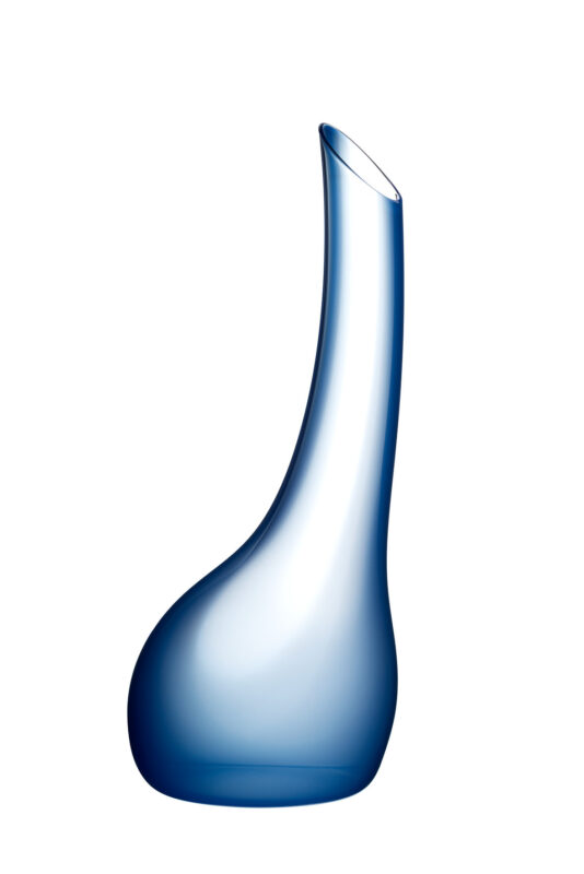 RIEDEL KARAF CORNETTO SINGLE DECANTER BLUE
