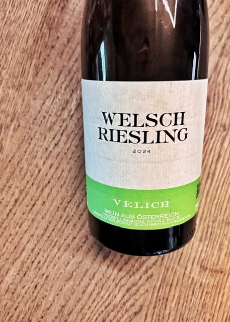 VELICH WELSCHRIESLING 2024 BURGENLAND