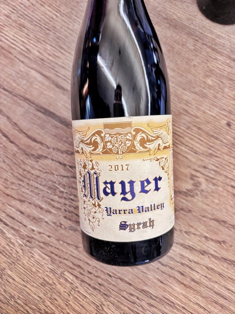 TIMO MAYER SYRAH 2017 YARRA VALEY AUSTRALIA