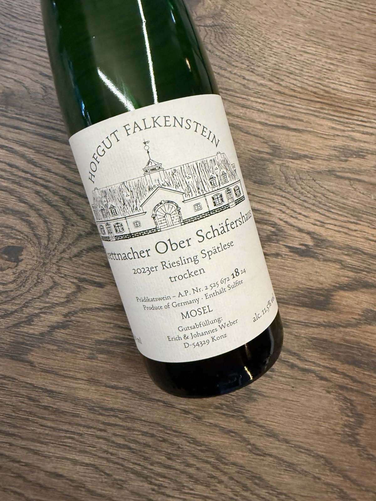 KRETTNACHER OBERSCHAFERHAUS SPAETLESE TROCKEN AP 18  2023