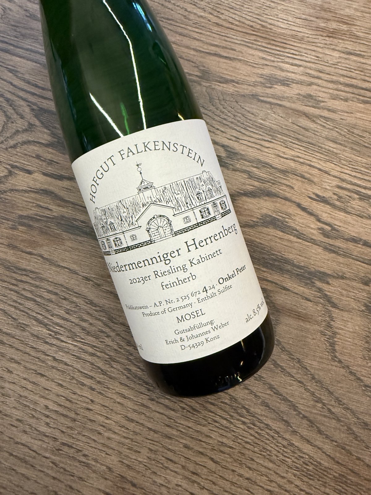 NIEDERMENNINGER HERRENBERG KABINETT FEINHERB  AP4 ONKEL PETER 2023