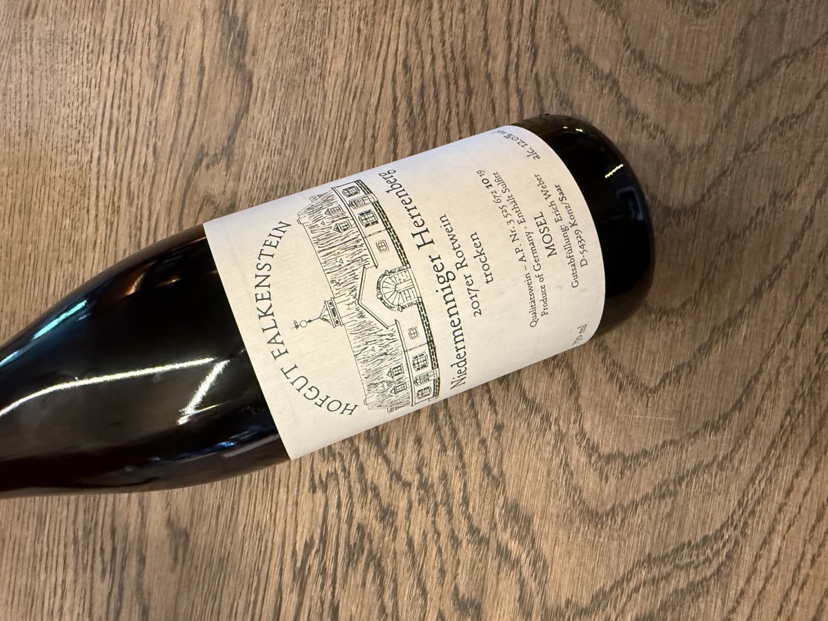 NIEDERMENNINGER HERRENBERG ROTWEIN TR. AP10 2017