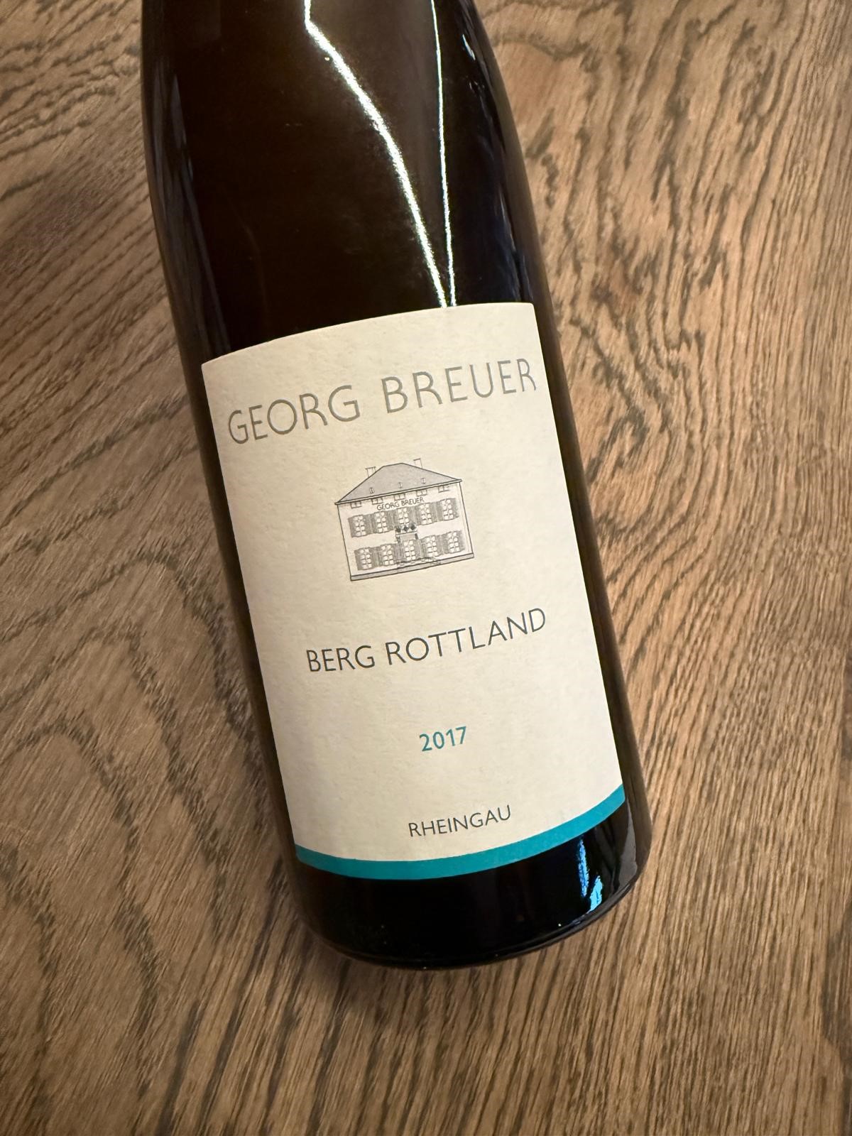 GEORG BREUER BERG ROTTLAND RUDESHEIM RIESLING QBA 2017