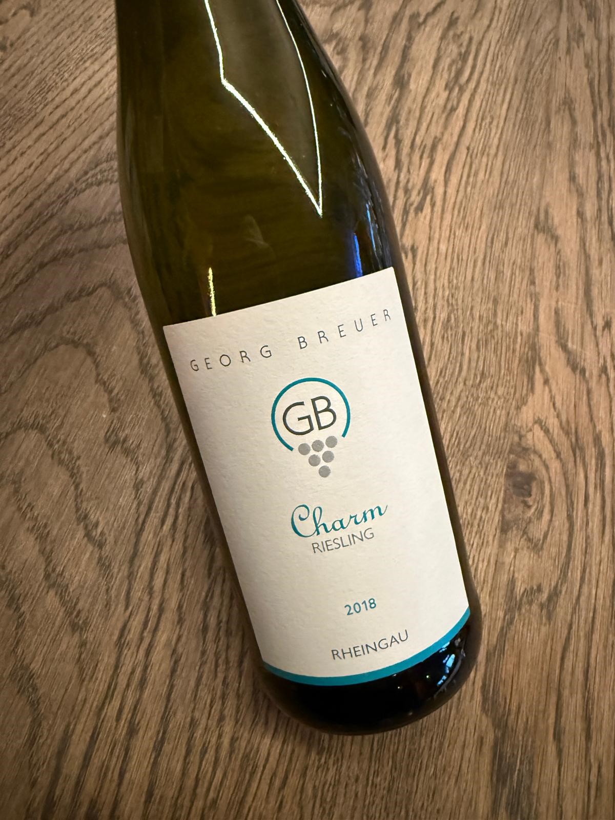GEORG BREUER GB CHARM RHEINGAU RIESLING QBA HALBTROCKEN 2018