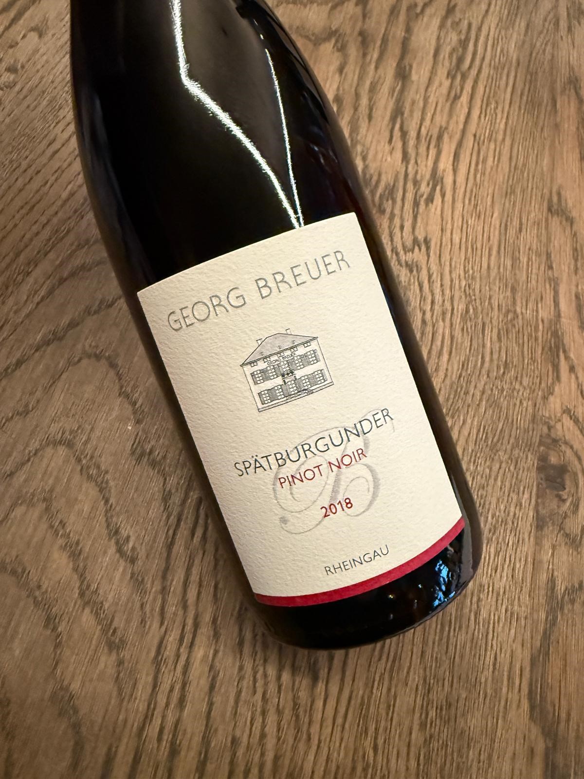 GEORG BREUER SPÄTBURGUNDER B RHEINGAU QBA TROCKEN 2018