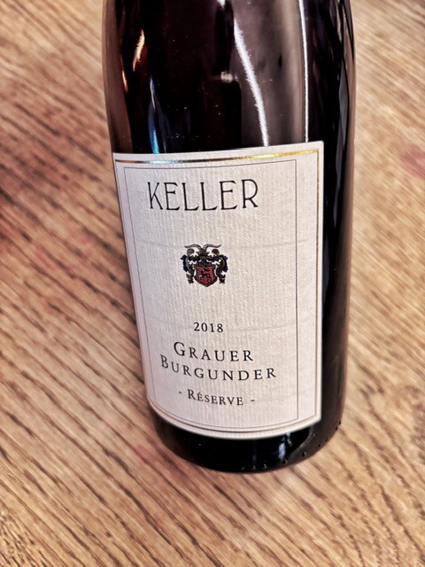 KLAUS PETER KELLER GRAUER BURGUNDER TR. RESERVE 2018