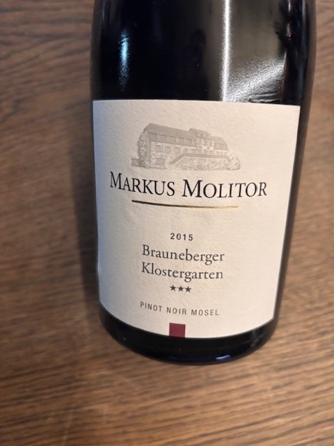 BRAUNEBERGER KLOSTERGARTEN 2014 DREISTERNE ROTWEIN TROCKEN