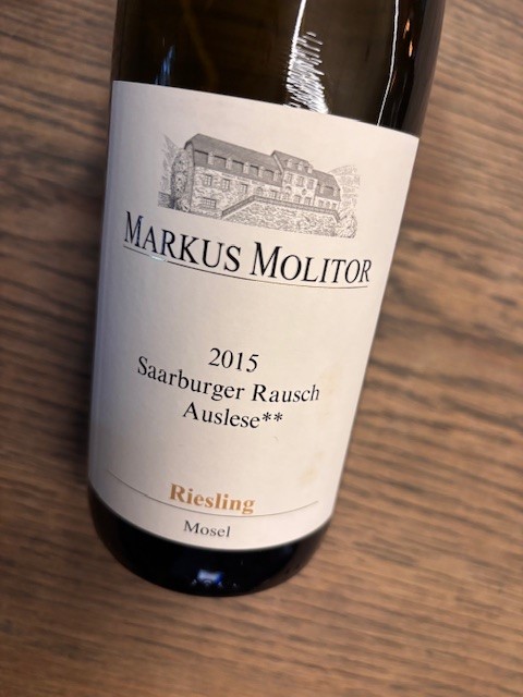 SAARBURGER RAUSCH GOLDKAPSEL  AUSLESE 2015  ZWEISTERN