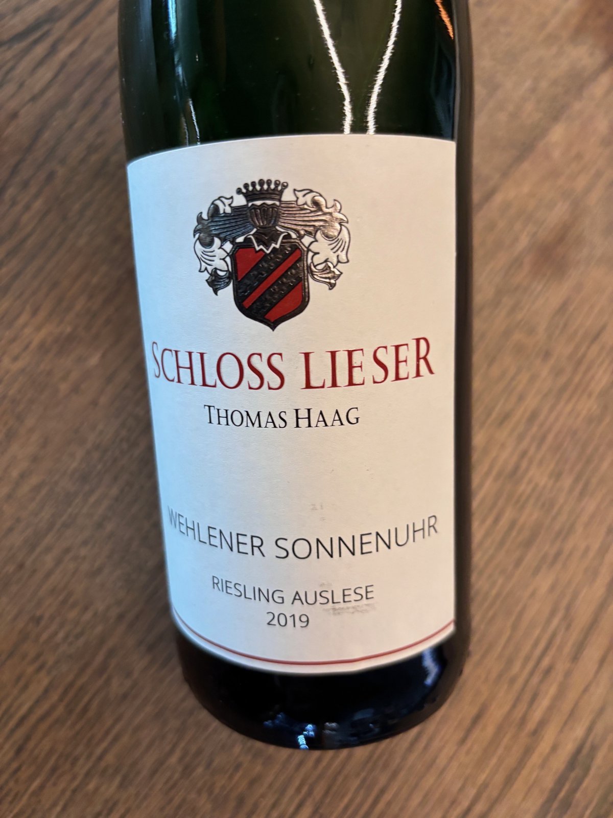 SCHLOSS LIESER 2019 WEHLENER SONNENUHR RIESLING AUSLESE