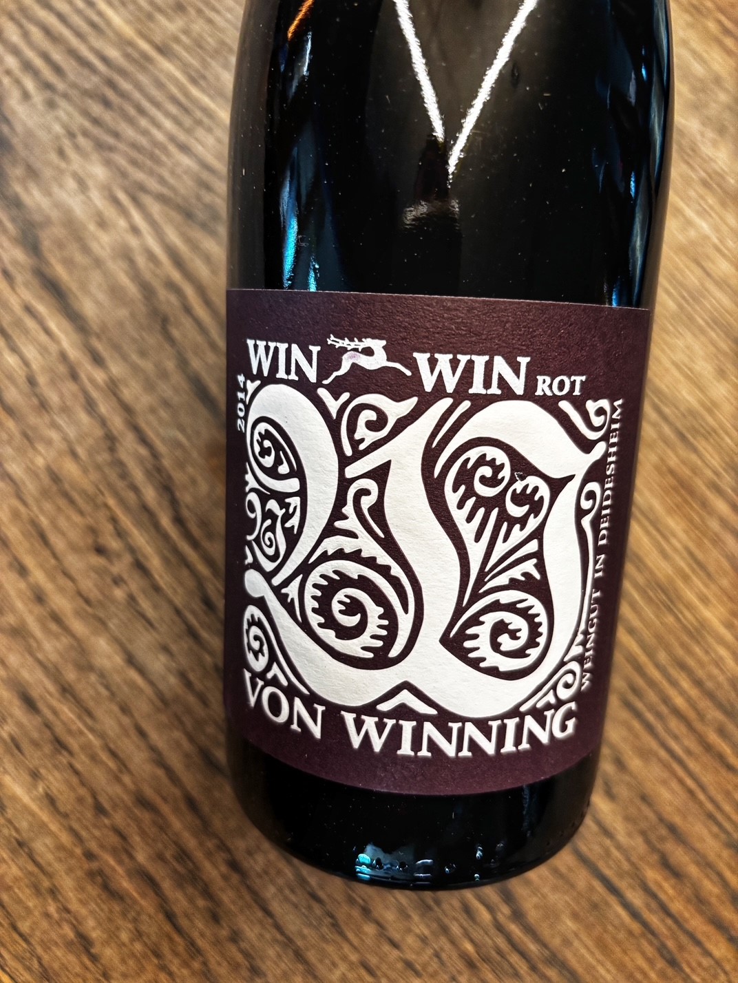 VON WINNING WIN WIN ROT CUVEE MERLOT BLAUFRANKISCH 2014