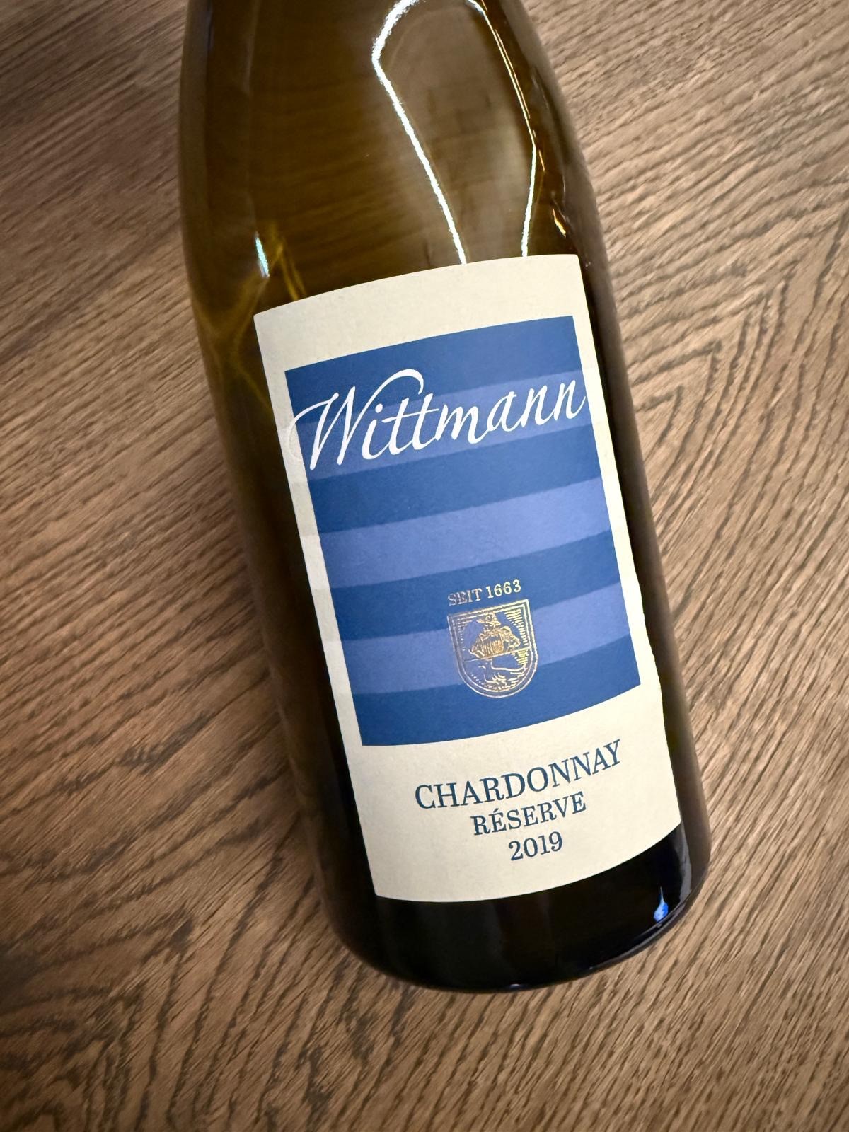 WEINGUT WITTMANN CHARDONNAY TROCKEN RESERVE 2019 VOL 13