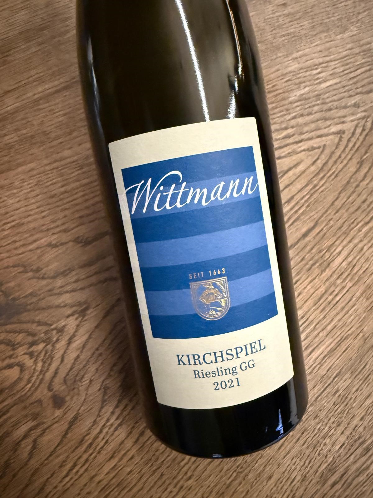 WEINGUT WITTMANN KIRCHSPIEL GG RIESLING  2021 12.5%