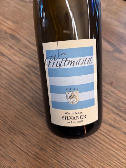 WEINGUT WITTMANN WESTHOFENER SYLVANER TR. BIO 2018 ORTSWEIN