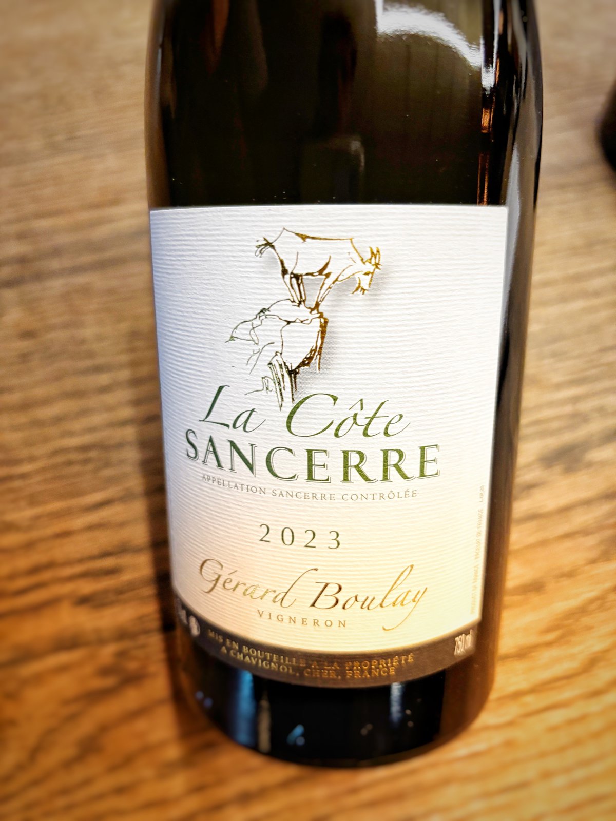 SANCERRE BLANC LA COTE AOC 2023 GERARD BOULAY