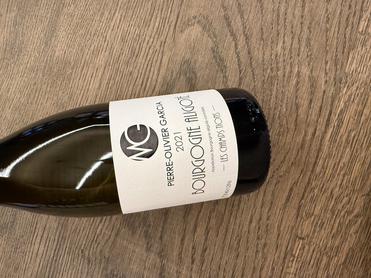 BOURGOGNE ALIGOTE LES CHAMPS TIONS 2019  vol.12.5