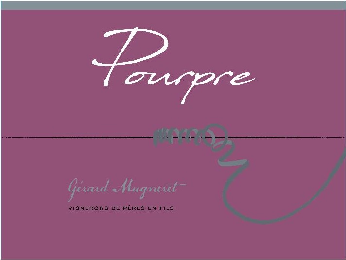 GERARD MUGNERET POURPRE 2020  vol. 13.5   0.75l.