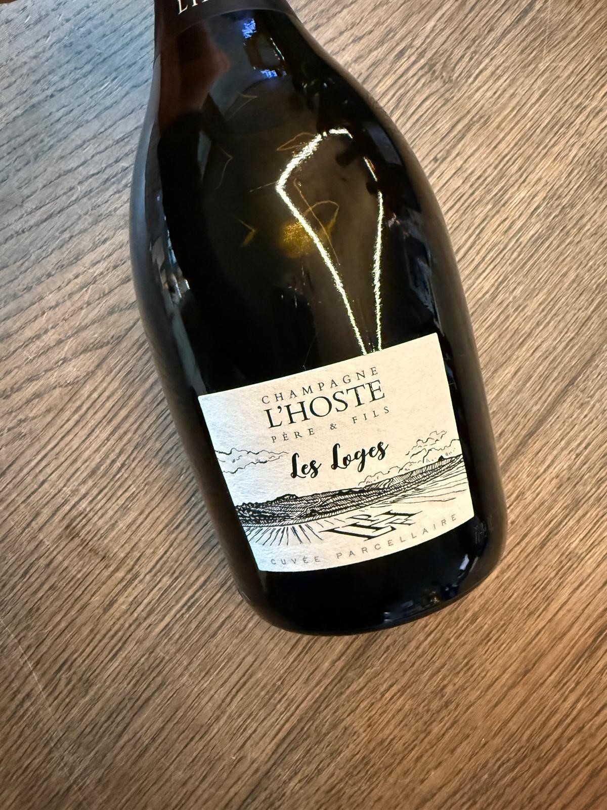 CHAMPAGNE L'HOSTE CUVEE PRESTIGE LES LOGES EXTRA BRUT BLANC DE BLANC