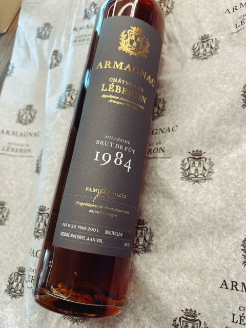 Château de Leberon ARMAGNAC 1984  0.5L. VOL. 44.0