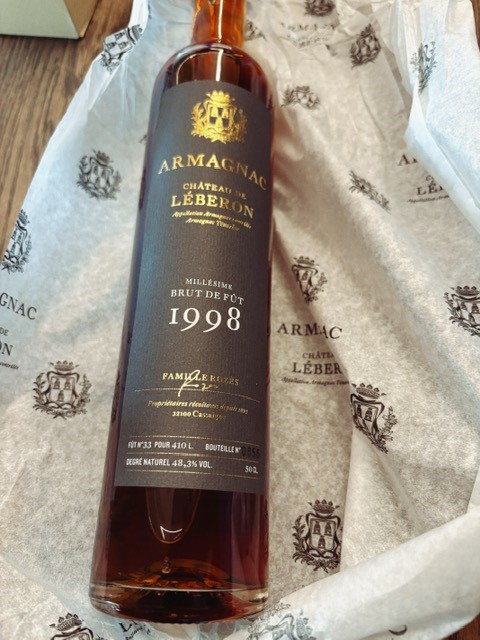 Château de Leberon ARMAGNAC 1998 - 50 CL VOL. 48.3
