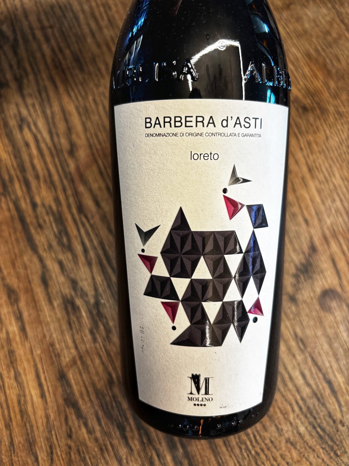 MOLINO VINO BARBERA D'ASTI LORRETO DOCG 2019 0.75L.