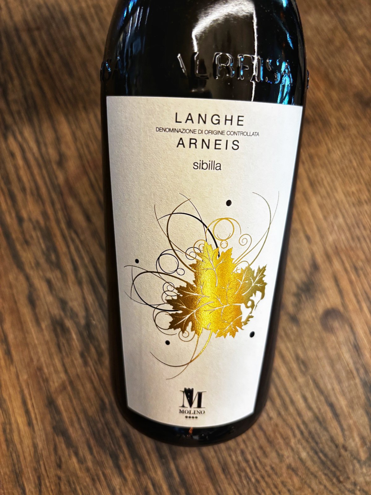 MOLINO VINO LANGHE WHITE ARNEIS DOC  2020 0.75L.