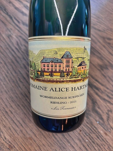 ALICE HARTMANN RIESLING WORMELDANGE KOEPPCHEN LES TERRASSES 2021