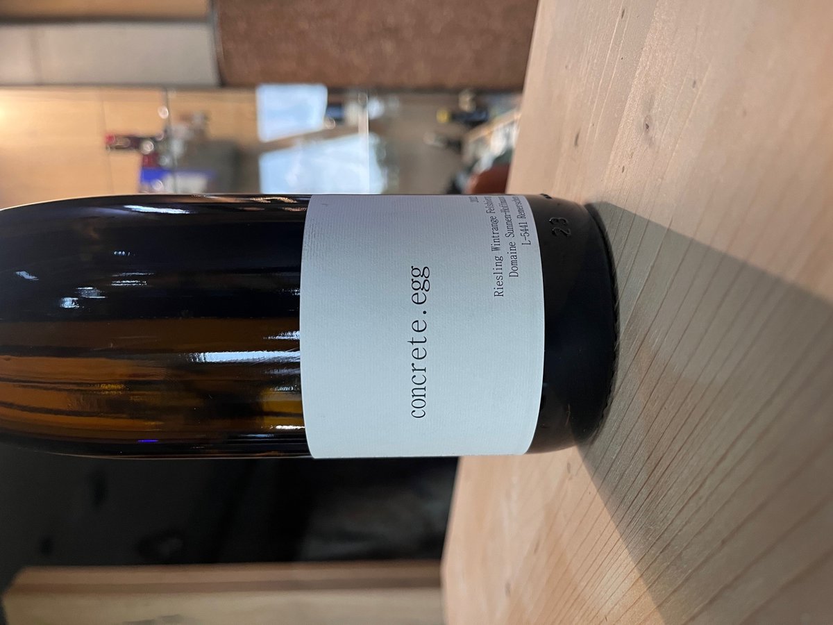 SUNNEN HOFFMANN 2022 RIESLING CONCRETE EGG WINTRANGE FELSBIERG